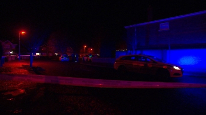 The shooting happened in the Glen Easton Way Estate at around 9.15pm