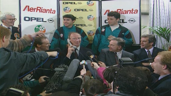 Jack Charlton press conference