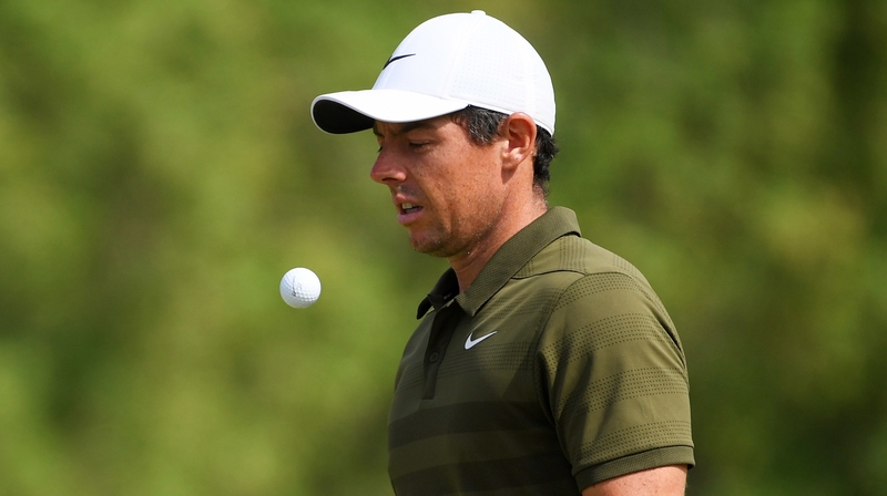 Rory McIlroy shot a second round 67 at the DP World Tour Championship in Dubai