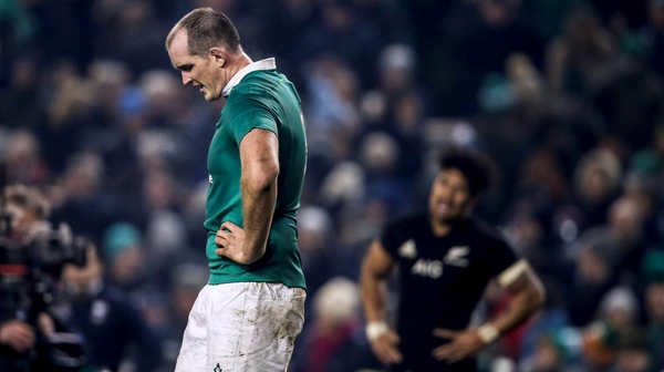 Devin Toner reacts to the 2016 defeat to the All Blacks in Dublin