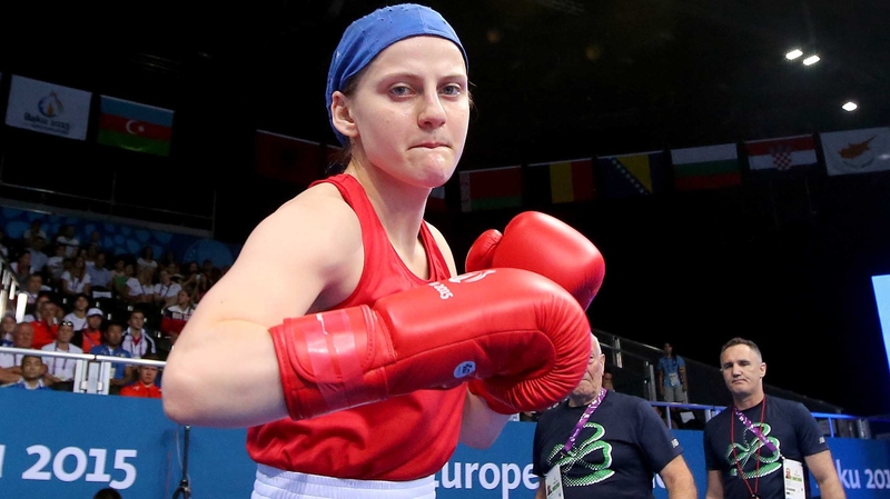 Michaela Walsh got past Romanian Lacramiora Perijoc