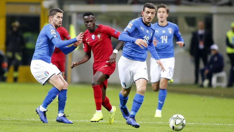 Alessandro Florenzi runs with the ball