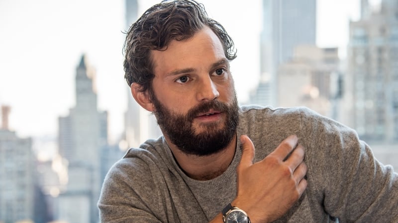 Jamie Dornan says fans in Belfast can be "a bit hands on"