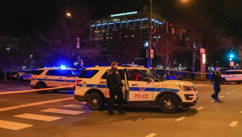 Officials said police officer Samuel Jimenez died during the exchange of gunfire
