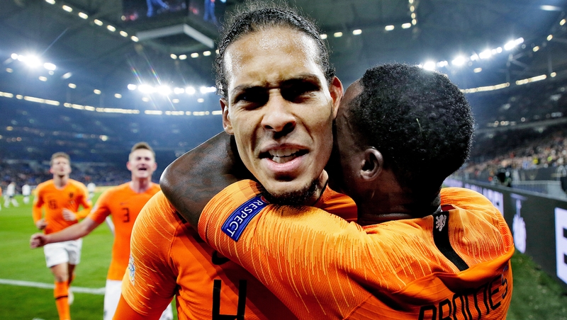 Liverpool defender Virgil Van Dijk played a captain's role on Monday