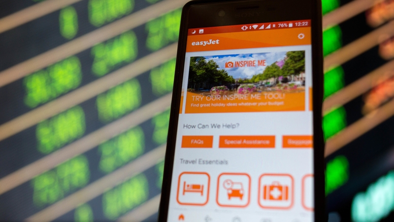 EasyJet said that profit before tax for the 12 months until September 30 would be between £420m and £430m