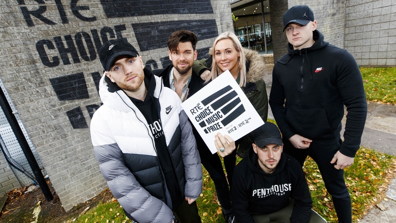 RTÉ Choice Music Prize: Chasing Abbey, with Eoghan McDermott and Tracy Clifford (centre)