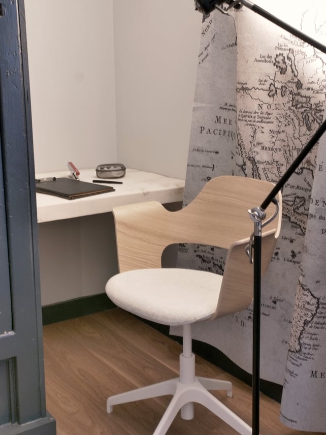 After: Muhammad got his own study space