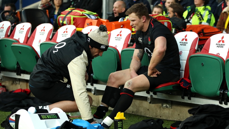 Chris Ashton went off with injury against Japan