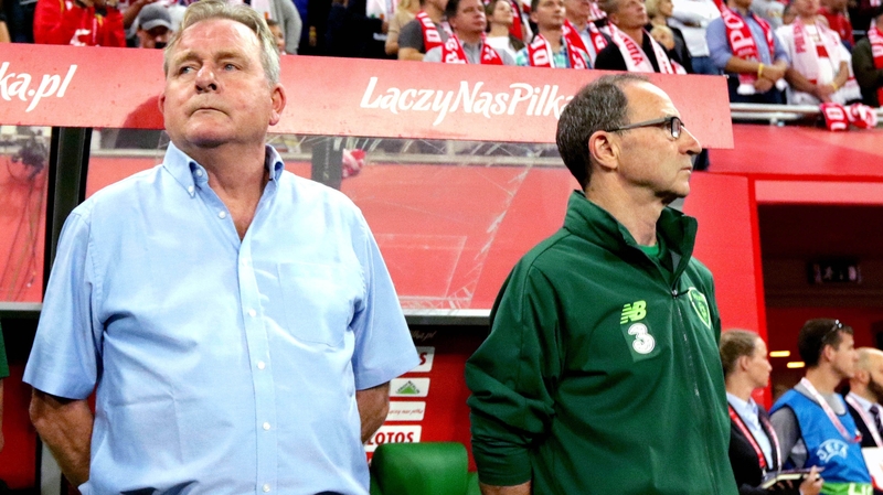 Steve Walford (L) with Martin O'Neill