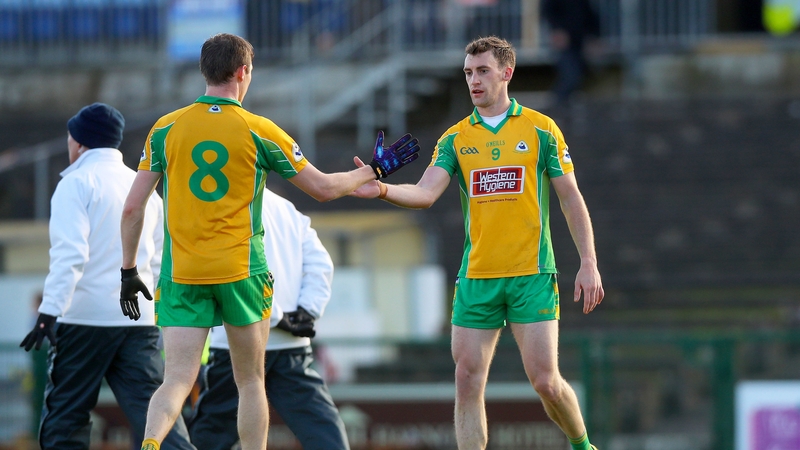 Ciaran Brady (l) and Ronan Steede of Corofin will go in search of more provincial silverware