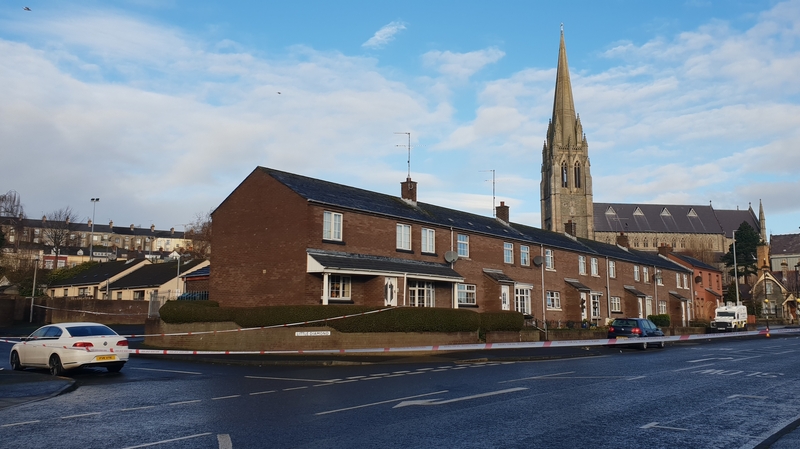 The man's body was discovered off Creggan Street in Derry