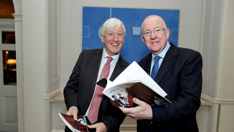 Managing Director Paul Wyse with Minister for Justice Charlie Flanagan at the launch of Smith & Williamson's 7th Annual Survey of Irish Law Firms