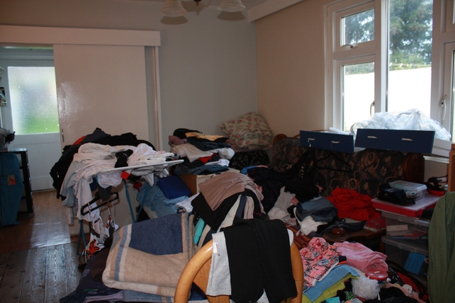 Before: The house was dark and messy