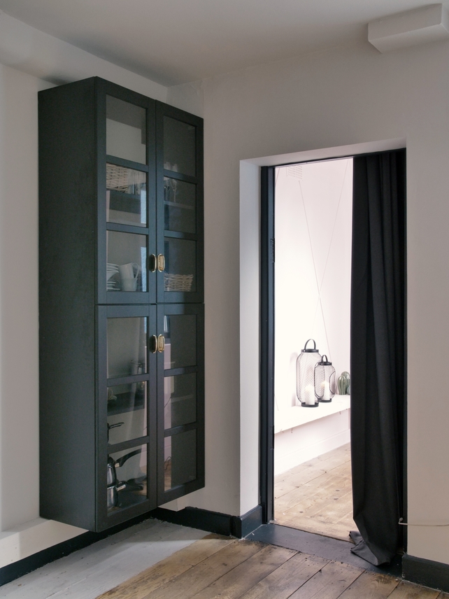 After: Neat storage options in matching colours add to the chic interiors