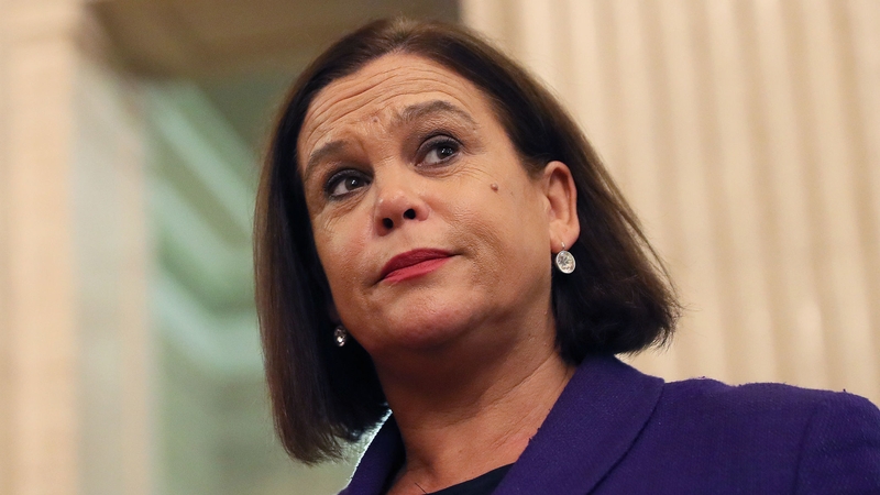 Sinn Féin leader claimed the Government's housing policy had "manifestly failed"