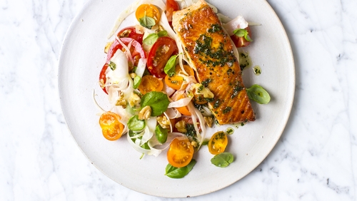 Basil Butter Salmon