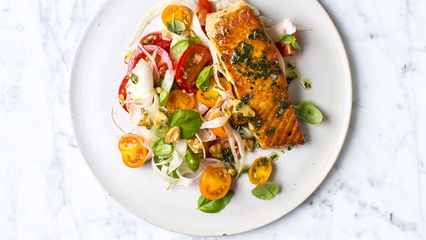 Basil Butter Salmon