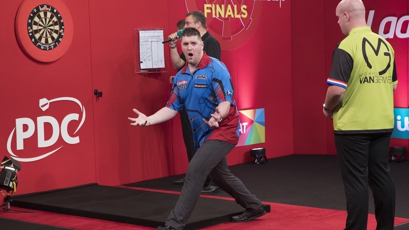 Gurney celebrates after hitting the winning shot