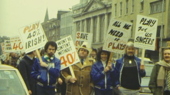 Irish Musicians Protest (1983)