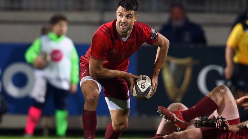 Conor Murray is back in action for Munster