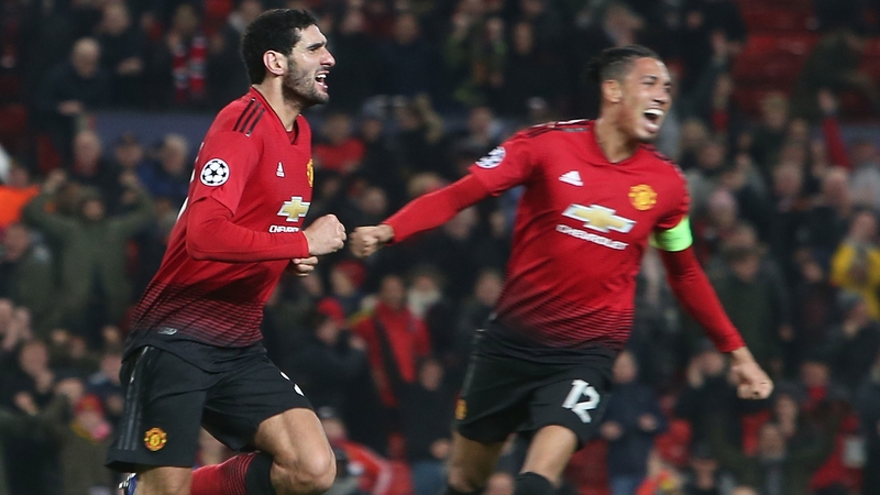 Marouane Fellaini hit a late winner