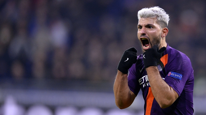 Sergio Aguero has scored five Champions League goals this season