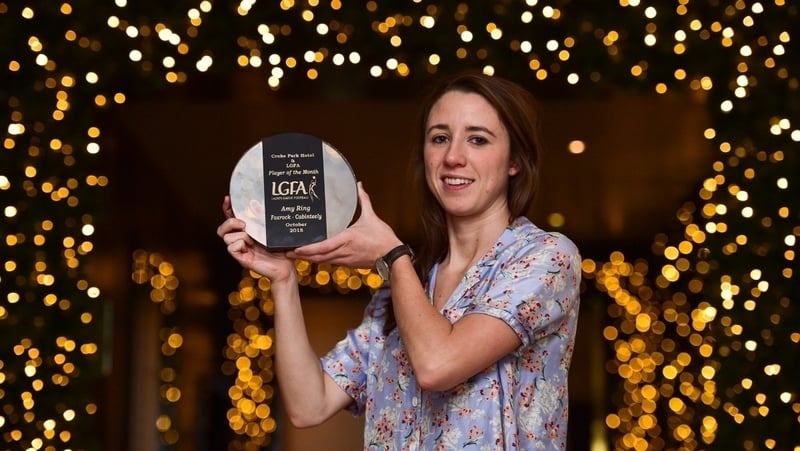 Amy Ring picks up her award