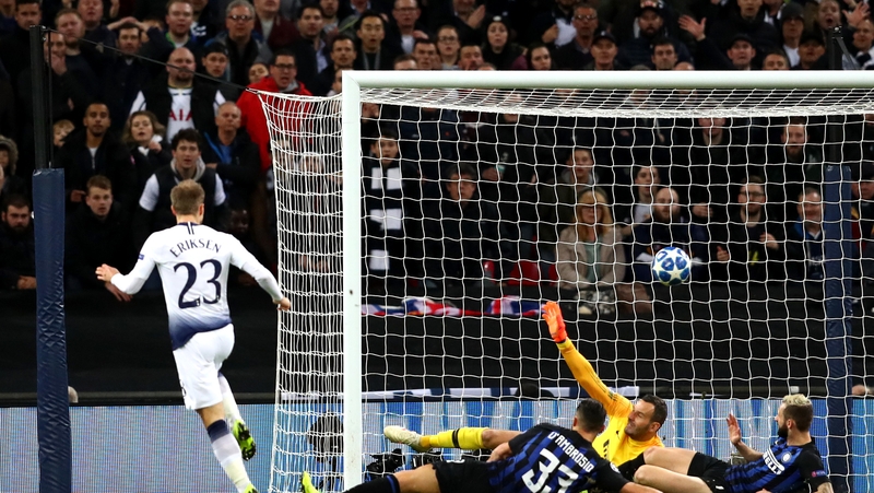 Christian Eriksen slotted home the only goal ten minutes from time