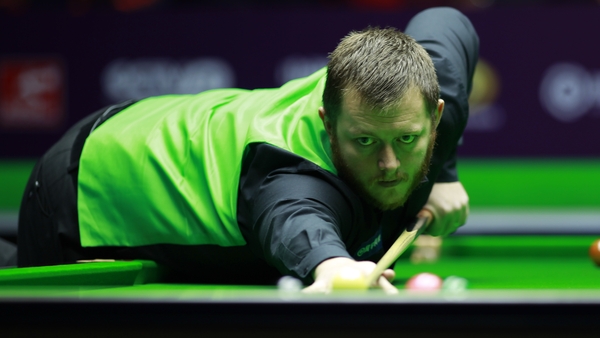 Mark Allen rattled in two centuries on his way to a 6-2 win over Egypt's Basem Eltahhan at the UK Open