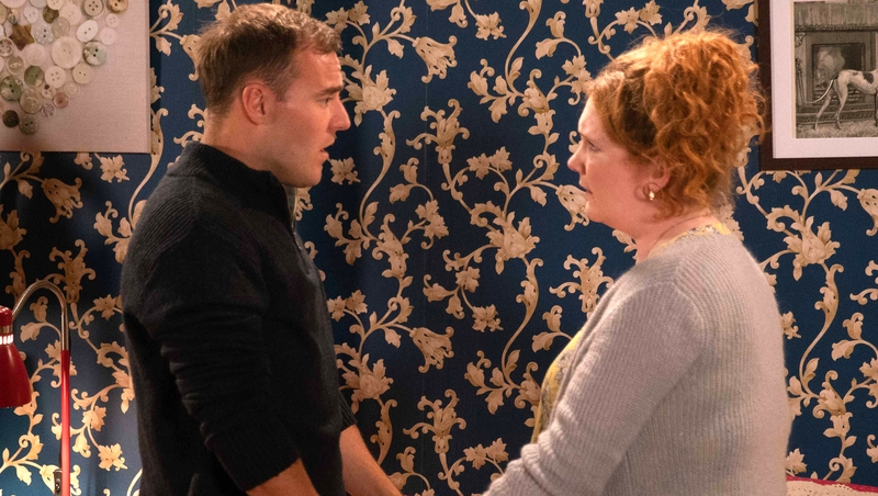 Tyrone says an emotional goodbye to Fiz on Corrie