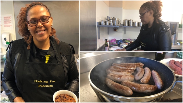Mavis Ramazani shows off her cooking skills in Dublin