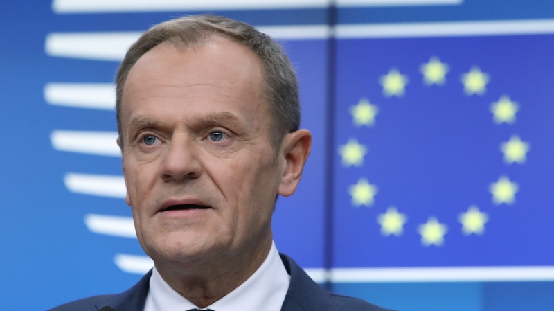 Donald Tusk issued a statement this evening