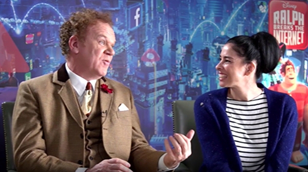Ralph Breaks the Internet stars John C Reilly and Sarah Silverman