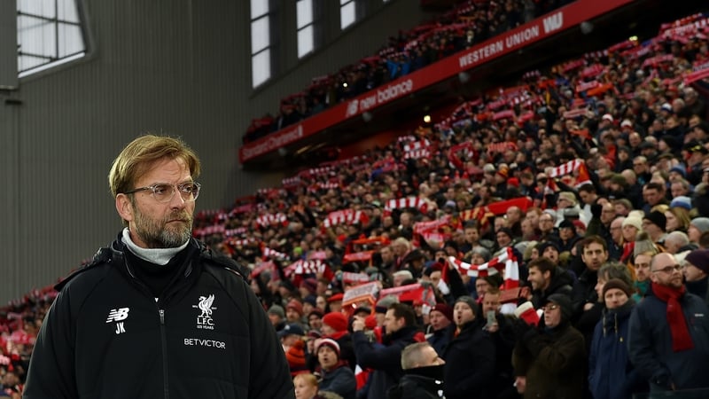 Jurgen Klopp has overseen three wins and two draws against Everton