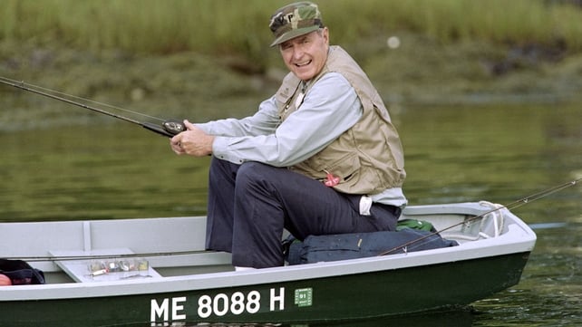 Fishing on the Kennebunk River in 1990