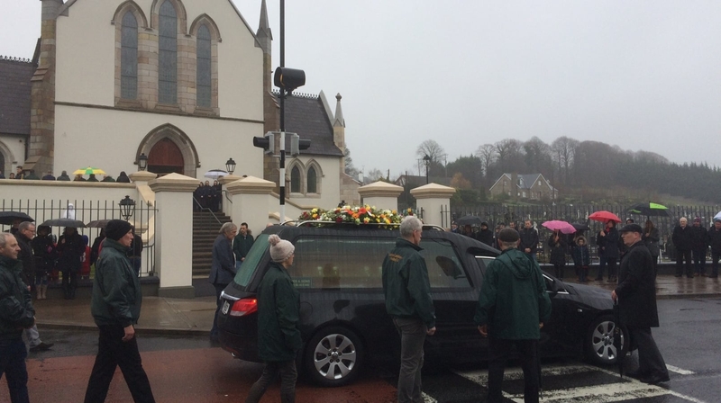 Funeral mass for Stephen Marron at St Mary's Church, Castleblayney