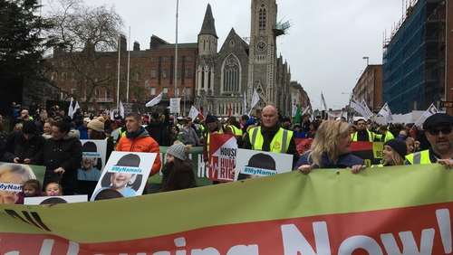 Demonstrators want a housing and homeless emergency declared