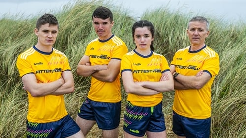 The Pierses were eliminated from last night's Ireland's Fittest Family