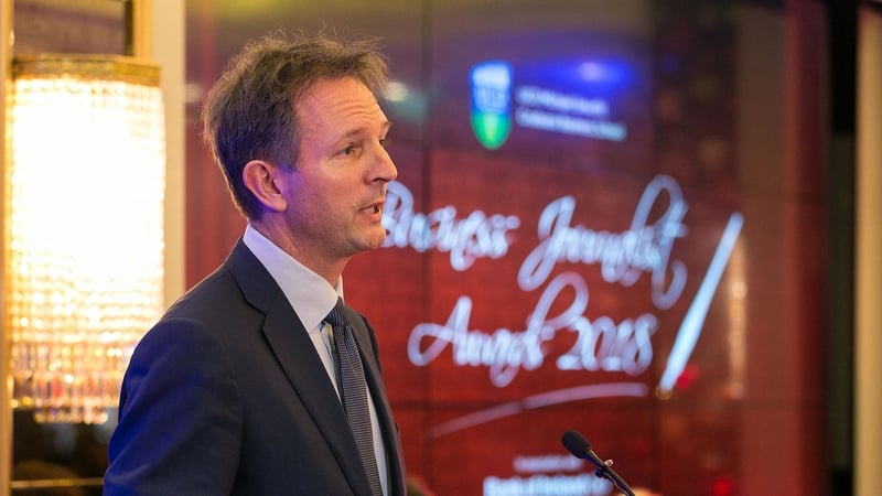 Tony Connelly was recognised for his contribution to business journalism