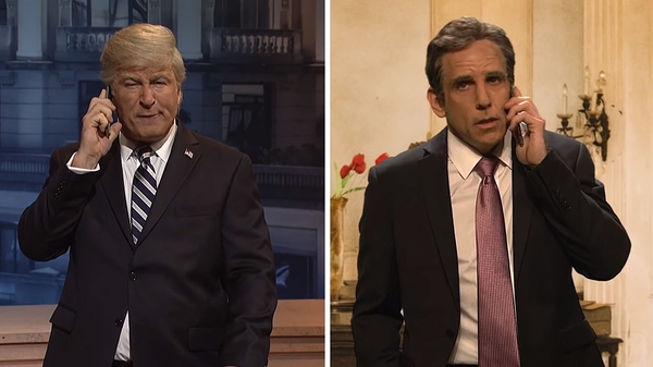 Alec Baldwin pokes fun at arrest during Saturday Night Live return