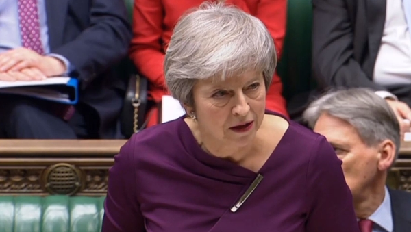 Theresa May insisted she would still have a job in two weeks' time