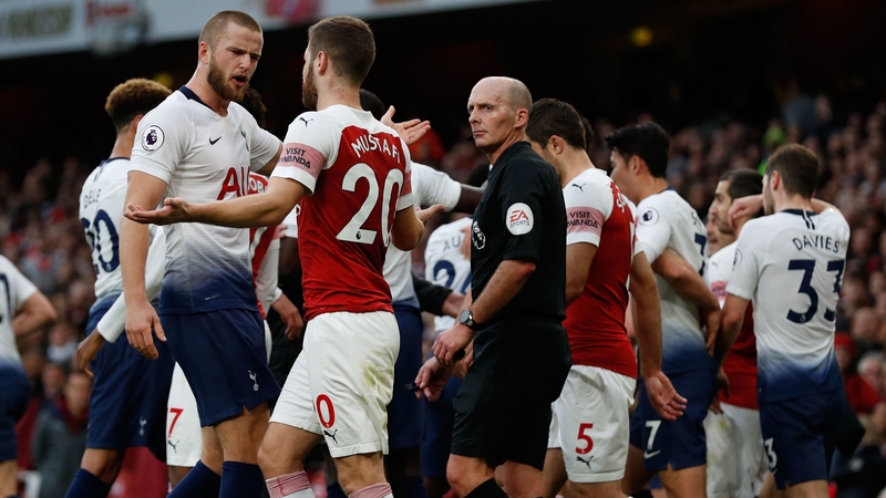Eric Dier's celebrations sparked ugly scenes at the Emirates