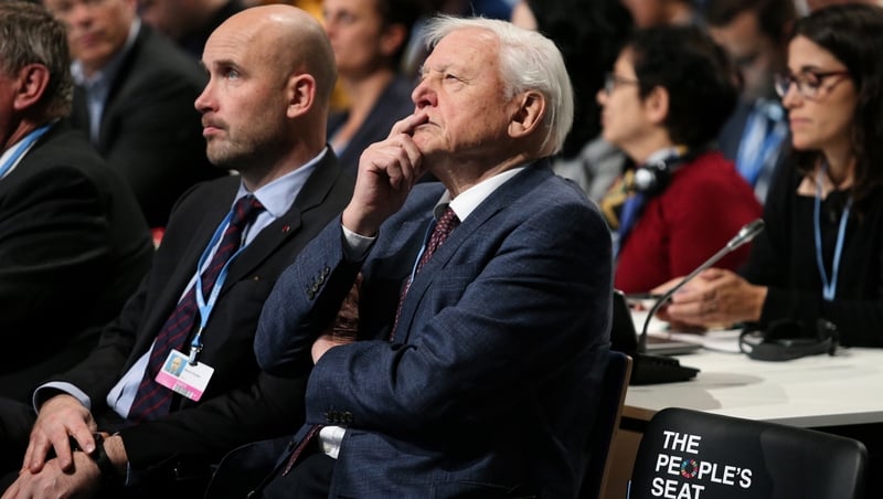 David Attenborough: 'Leaders of the world, you must lead'