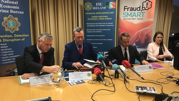 Gardaí said 420 money mules have been identified in Ireland