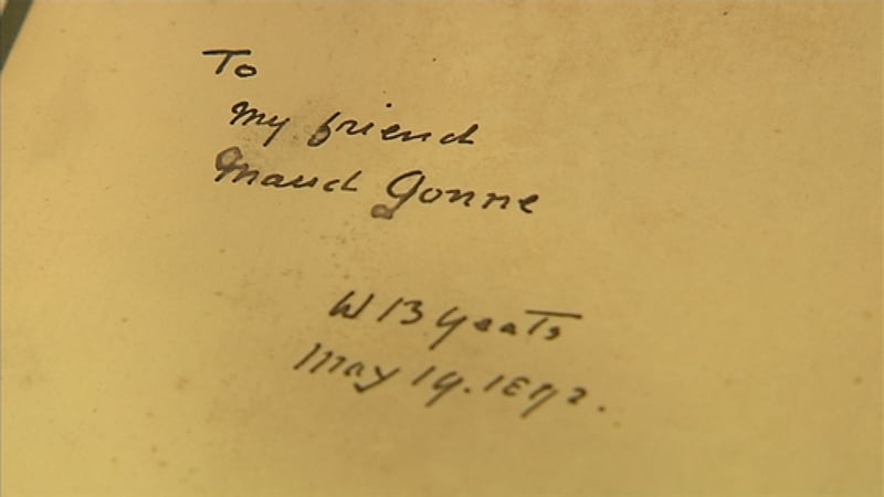 The book was part of a rare book and memorabilia sale being held in Dublin