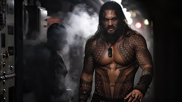 Jason Momoa making a splash as Aquaman
