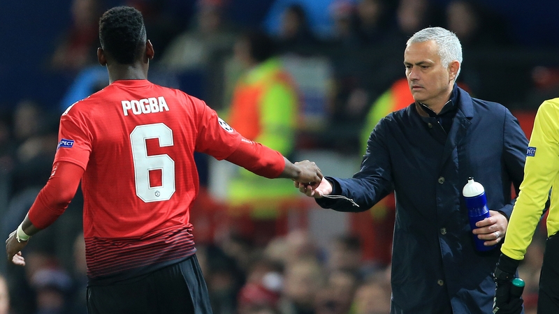Paul Pogba and Jose Mourinho didn't see eye to eye