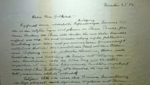 The letter was written in German and had previously been sold in 2008 for $404,000