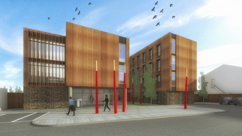 An artist's impression of Round Hill Capital's proposed student accommodation in Cork